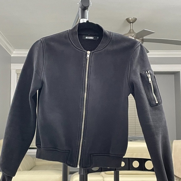 Host pick
🇬🇧 black xs/s MISSGUIDED bomber jacket with zipper pocket - Picture 2 of 2